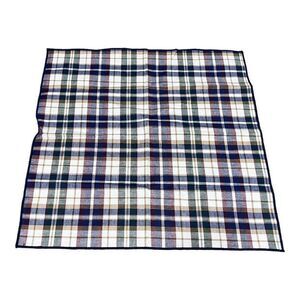 Longaberger Plaid Replacement Fabric Napkin Blue Picnic Single Basket Liner